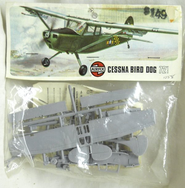 Airfix 1/72 Cessna Bird Dog USAF O-1F or South Vietnamese 0-1E/F - Bagged plastic model kit